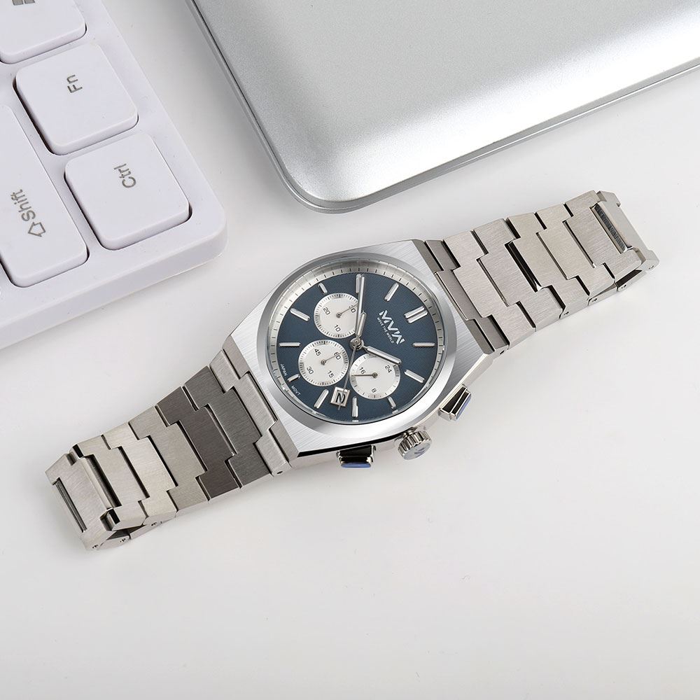 Đồng hồ MVW 41 mm Nam MS107-01 Màu Bạc