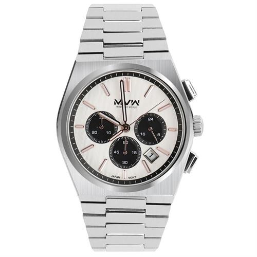 Đồng hồ MVW 41 mm Nam MS107-02 Màu Bạc