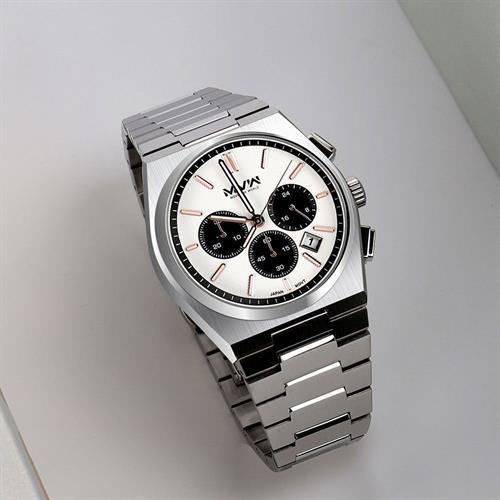 Đồng hồ MVW 41 mm Nam MS107-02 Màu Bạc