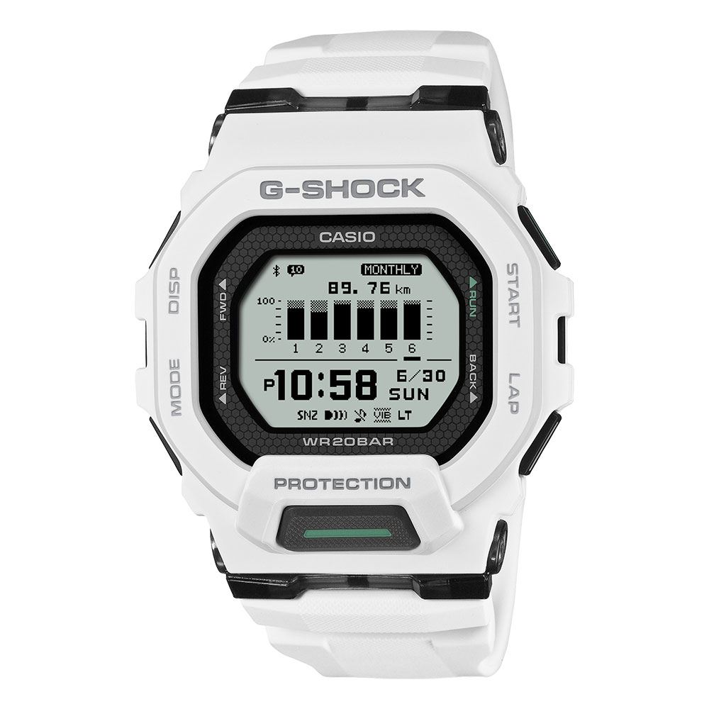 Đồng hồ G-Shock G-Squad 45.9 mm Nam GBD-200-7DR Màu Trắng
