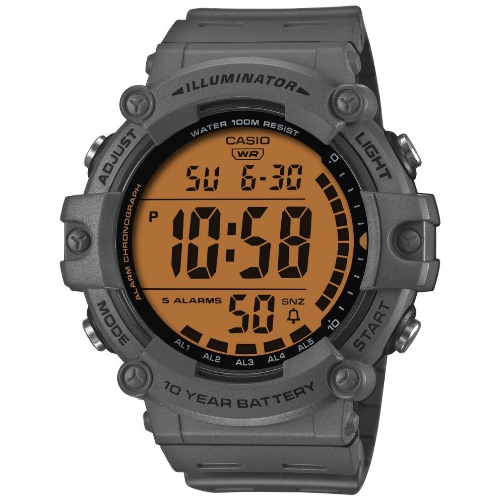 Đồng hồ Casio 51.3 mm Nam AE-1500WHC-8AVDF Màu Xám