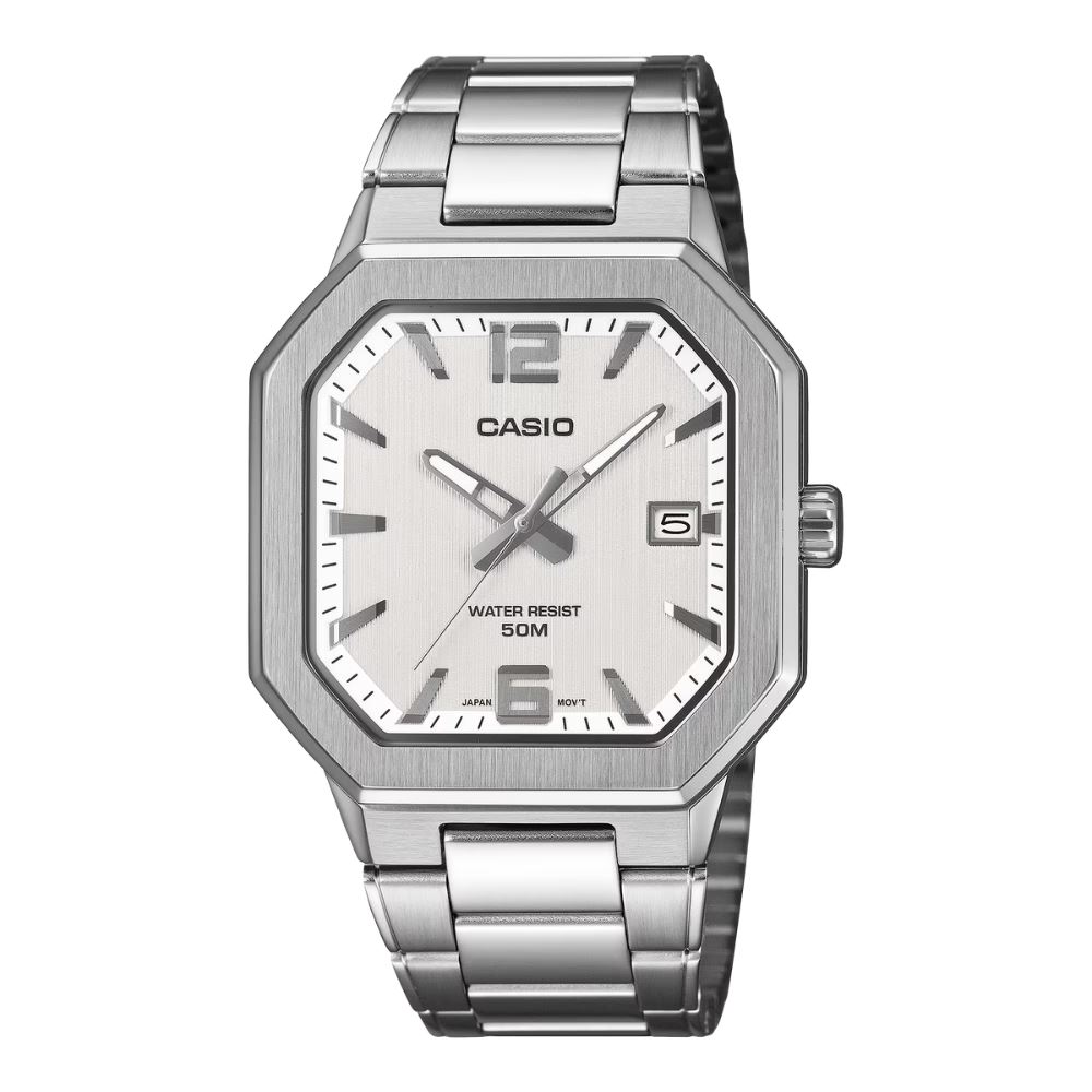 Đồng hồ Casio Timeless 38 mm Nam MTP-B195D-7AVDF Màu Bạc