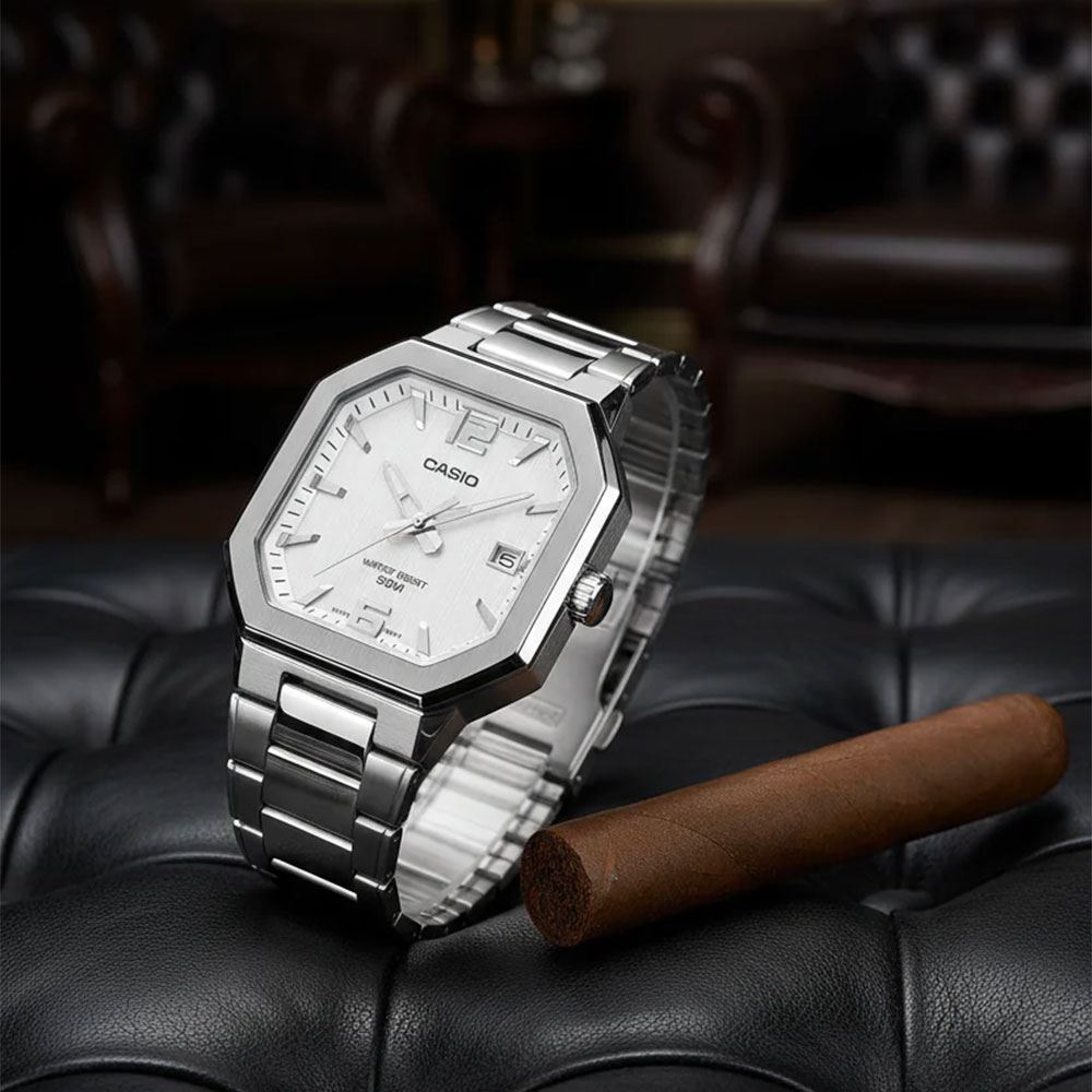 Đồng hồ Casio Timeless 38 mm Nam MTP-B195D-7AVDF Màu Bạc