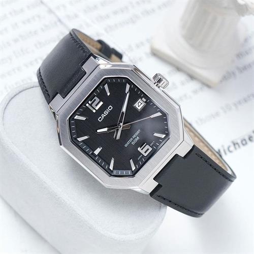 Đồng hồ Casio Timeless 38 mm Nam MTP-B195L-1AVDF Màu Đen
