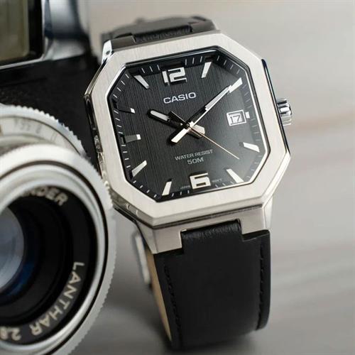 Đồng hồ Casio Timeless 38 mm Nam MTP-B195L-1AVDF Màu Đen