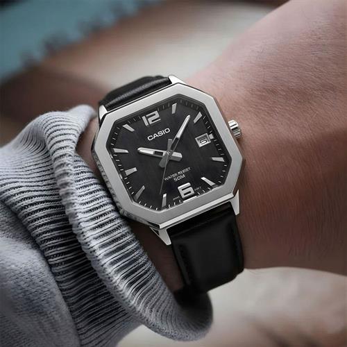 Đồng hồ Casio Timeless 38 mm Nam MTP-B195L-1AVDF Màu Đen