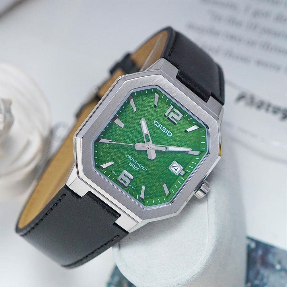 Đồng hồ Casio Timeless 38 mm Nam MTP-B195L-3AVDF Màu Đen