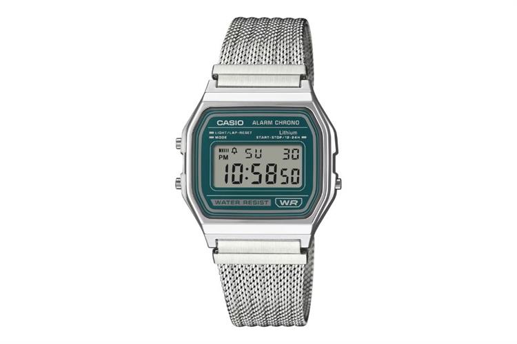 Đồng hồ Casio 33.2 mm Unisex A158WEM-3DF Màu Bạc