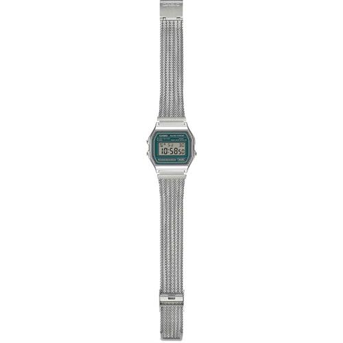 Đồng hồ Casio 33.2 mm Unisex A158WEM-3DF Màu Bạc