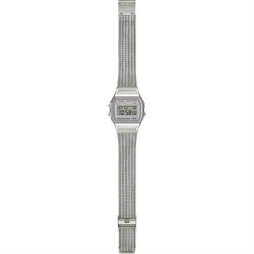 Đồng hồ Casio 33.2 mm Unisex A158WEM-7DF Màu Bạc
