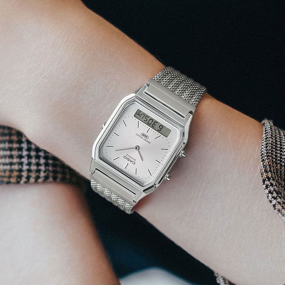 Đồng hồ Casio Vintage 29.8 mm Unisex AQ-230EM-7ADF - 3