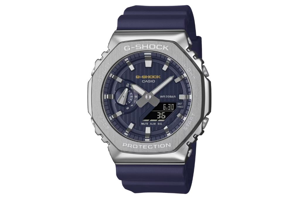 Đồng hồ G-Shock G-Steel 44.4 mm Nam GM-2110SH-2ADR Màu Xanh Navy
