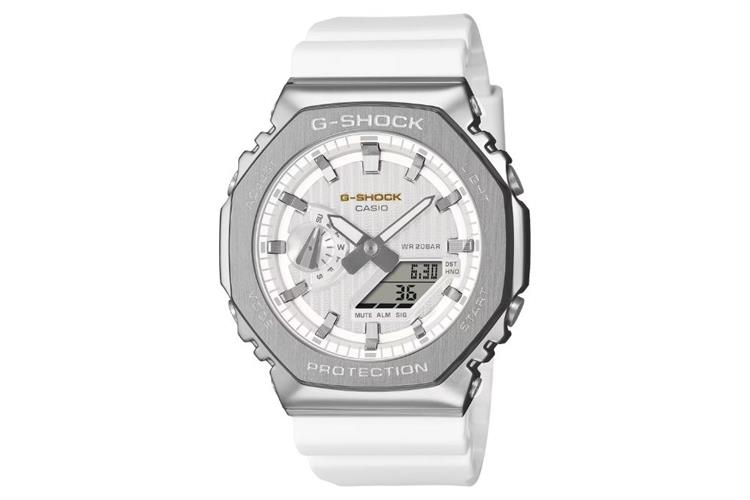 Đồng hồ G-Shock G-Steel 44.4 mm Nam GM-2110SH-7ADR Màu Trắng