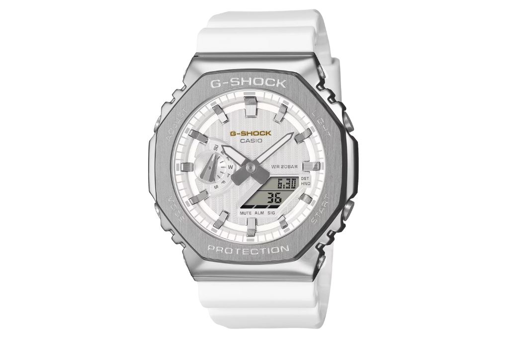 Đồng hồ G-Shock G-Steel 44.4 mm Nam GM-2110SH-7ADR Màu Trắng