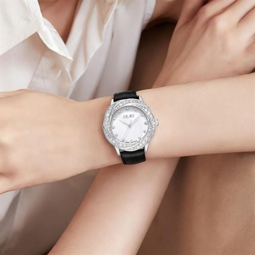 Đồng hồ Elio 34 mm Nữ EL182-01 Màu Đen