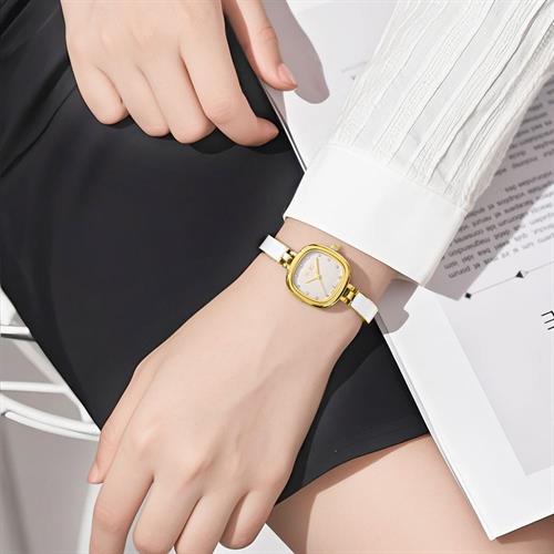 Đồng hồ Elio 22.5 mm Nữ ES270-03 Màu Kem