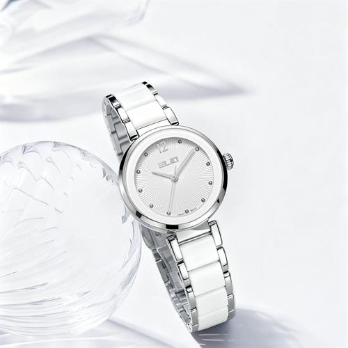 Đồng hồ Elio 28 mm Nữ ES228-02 Màu Bạc