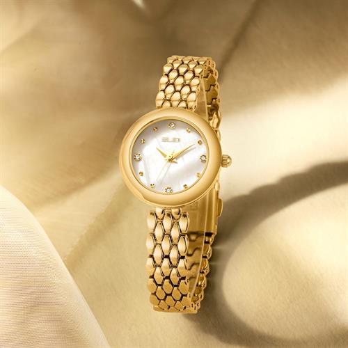 Đồng hồ Elio 28 mm Nữ ES251-03 Màu Vàng