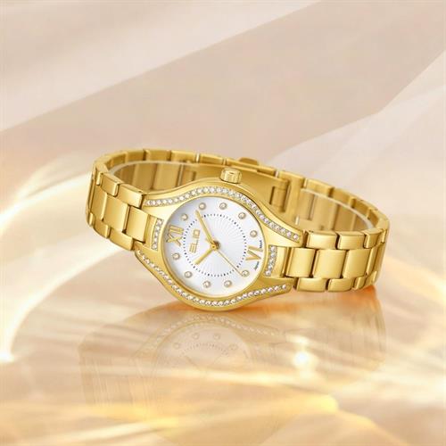 Đồng hồ Elio 30 mm Nữ ES258-01 Màu Vàng