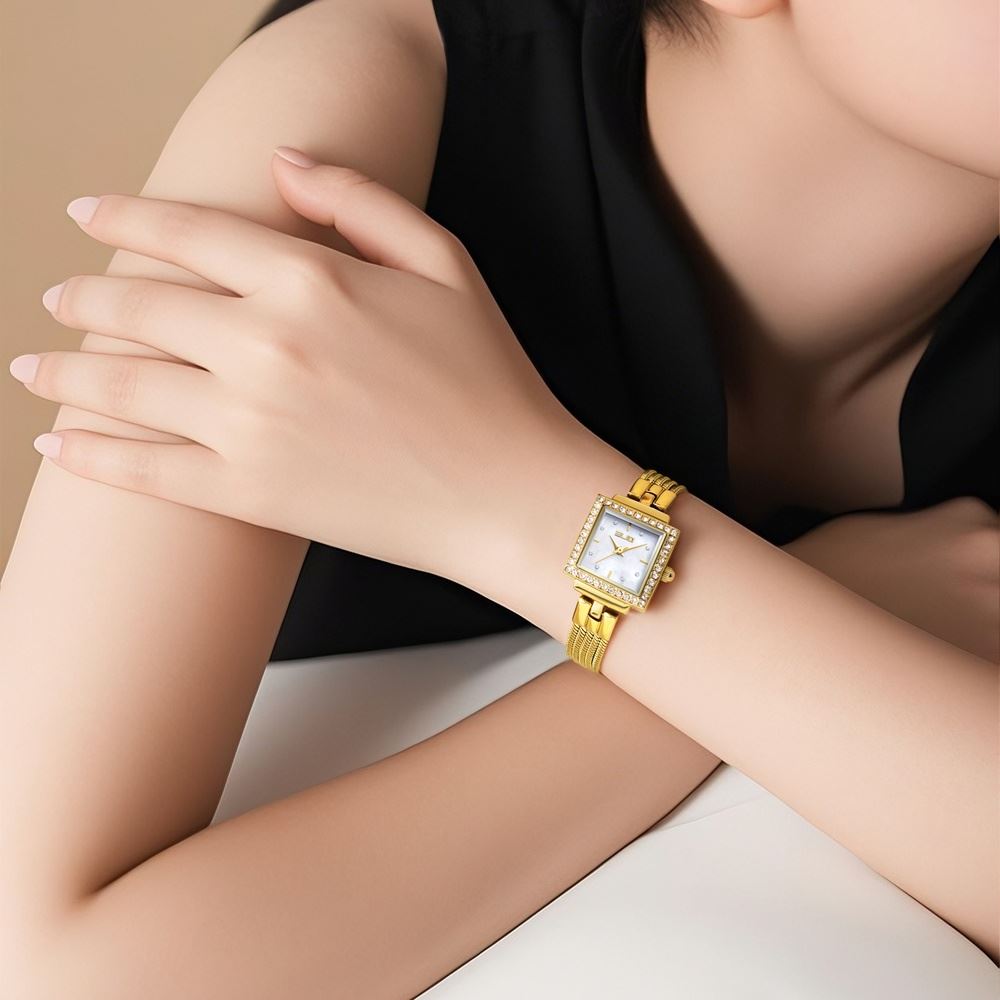 Đồng hồ Elio 22.5 mm Nữ ES267-01 Màu Vàng