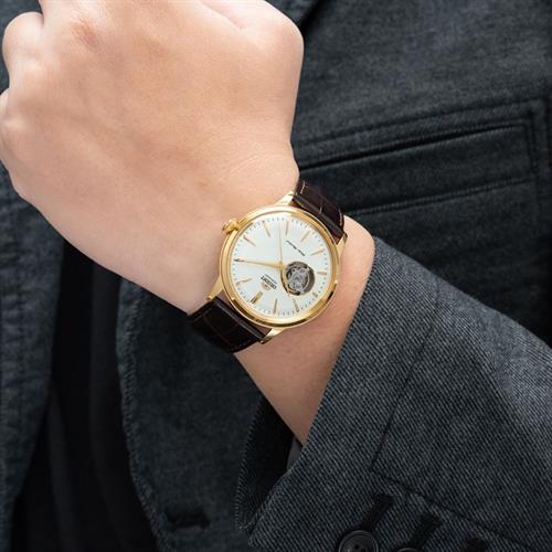 Đồng hồ Orient Bambino 40 mm Nam RA-AG0003S30B Màu Nâu