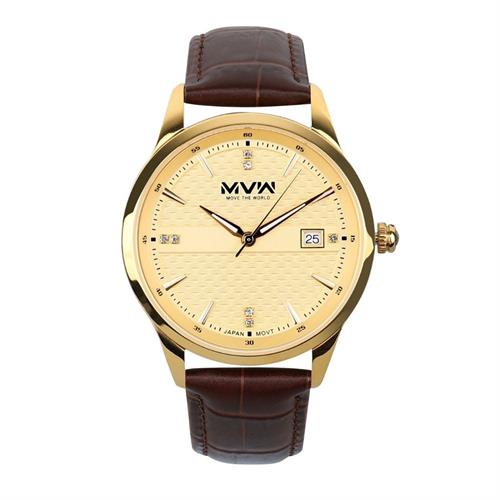 Đồng hồ MVW Lucky Gold 40 mm Nam LT30725-07 Màu Nâu