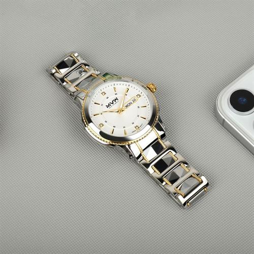 Đồng hồ MVW Lucky Gold 43 mm Nam SS30725-06 Màu Màu kết hợp