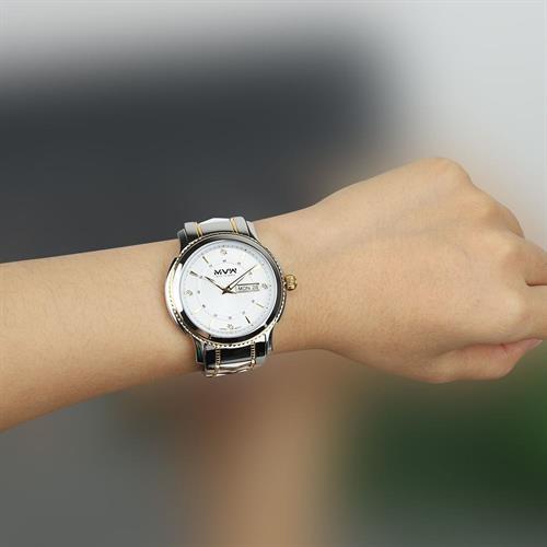 Đồng hồ MVW Lucky Gold 43 mm Nam SS30725-06 Màu Màu kết hợp