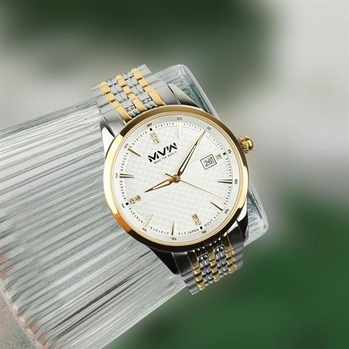 Đồng hồ MVW Lucky Gold 40 mm Nam SS30725-08 Màu Màu kết hợp
