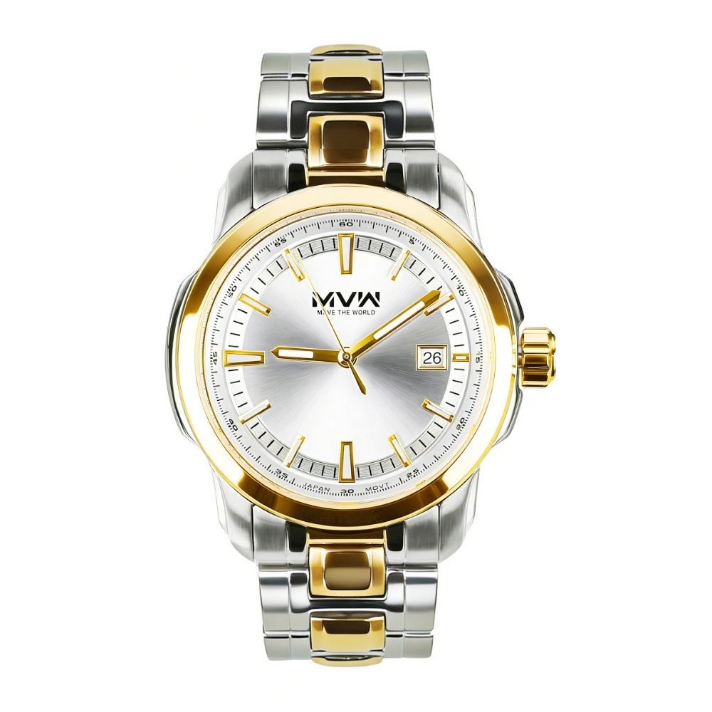 Đồng hồ MVW Lucky Gold 43 mm Nam SS30725-09 Màu Màu kết hợp