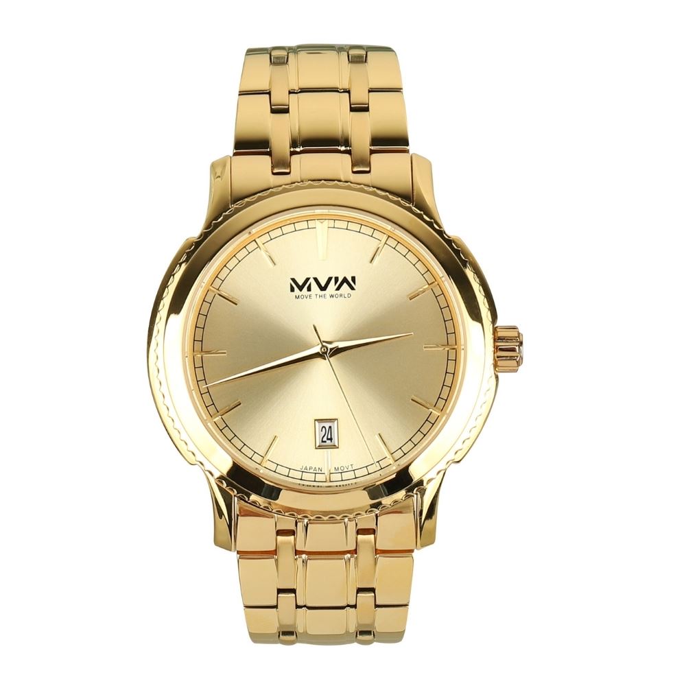 Đồng hồ MVW Lucky Gold 43 mm Nam SS30725-12 Màu Vàng