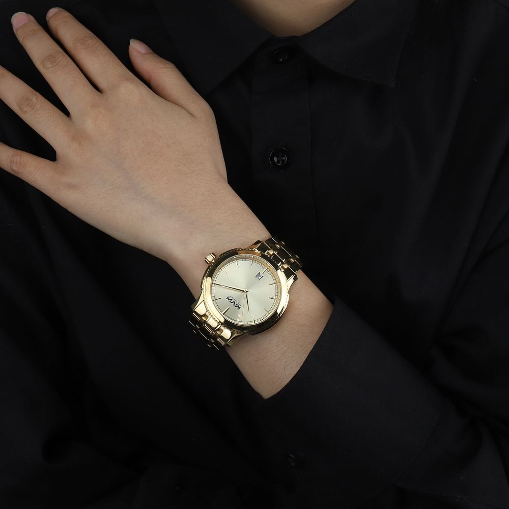 Đồng hồ MVW Lucky Gold 43 mm Nam SS30725-12 Màu Vàng