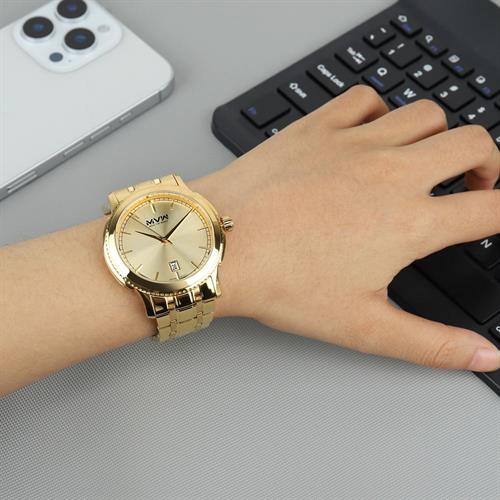 Đồng hồ MVW Lucky Gold 43 mm Nam SS30725-12 Màu Vàng