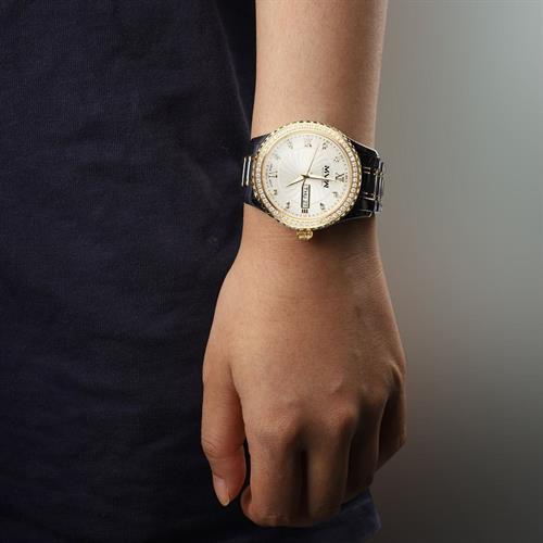 Đồng hồ MVW Lucky Gold 40 mm Nam SS30725-14 Màu Màu kết hợp