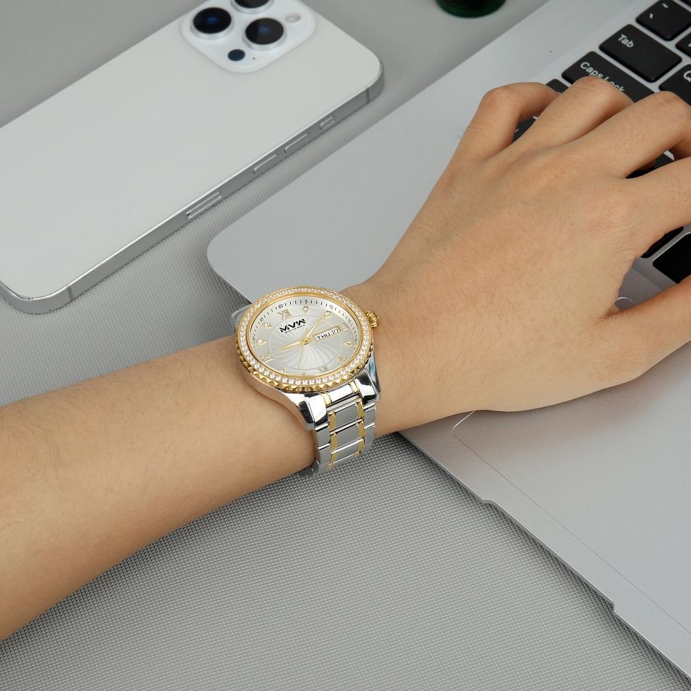 Đồng hồ MVW Lucky Gold 40 mm Nam SS30725-14 - 4