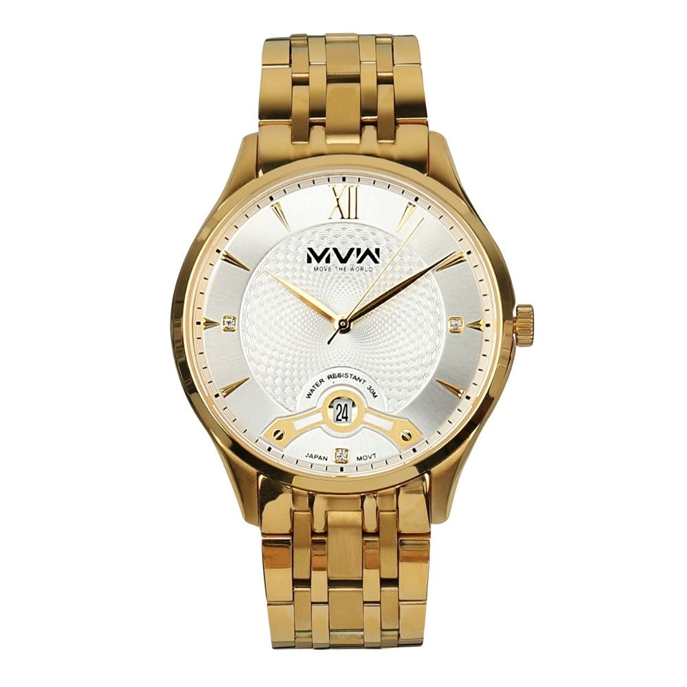 Đồng hồ MVW Lucky Gold 40.2 mm Nam SS30725-15