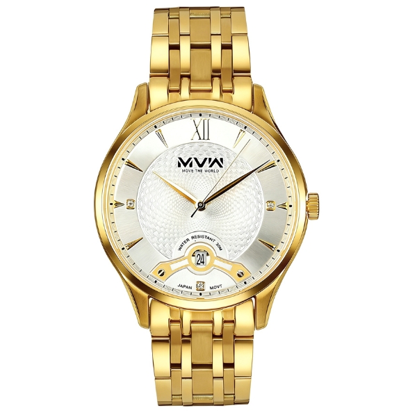Đồng hồ MVW Lucky Gold 40.2 mm Nam SS30725-15
