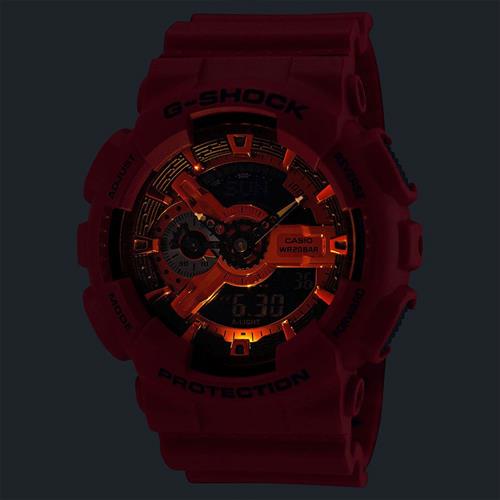 Đồng hồ G-Shock 51.2 mm Nam GA-110RRB-4ADR Màu Đỏ