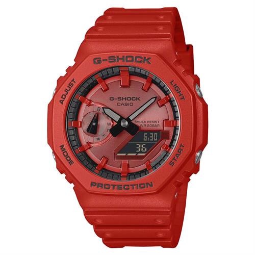 Đồng hồ G-Shock 45.4 mm Nam GA-2100RRB-4ADR Màu Đỏ