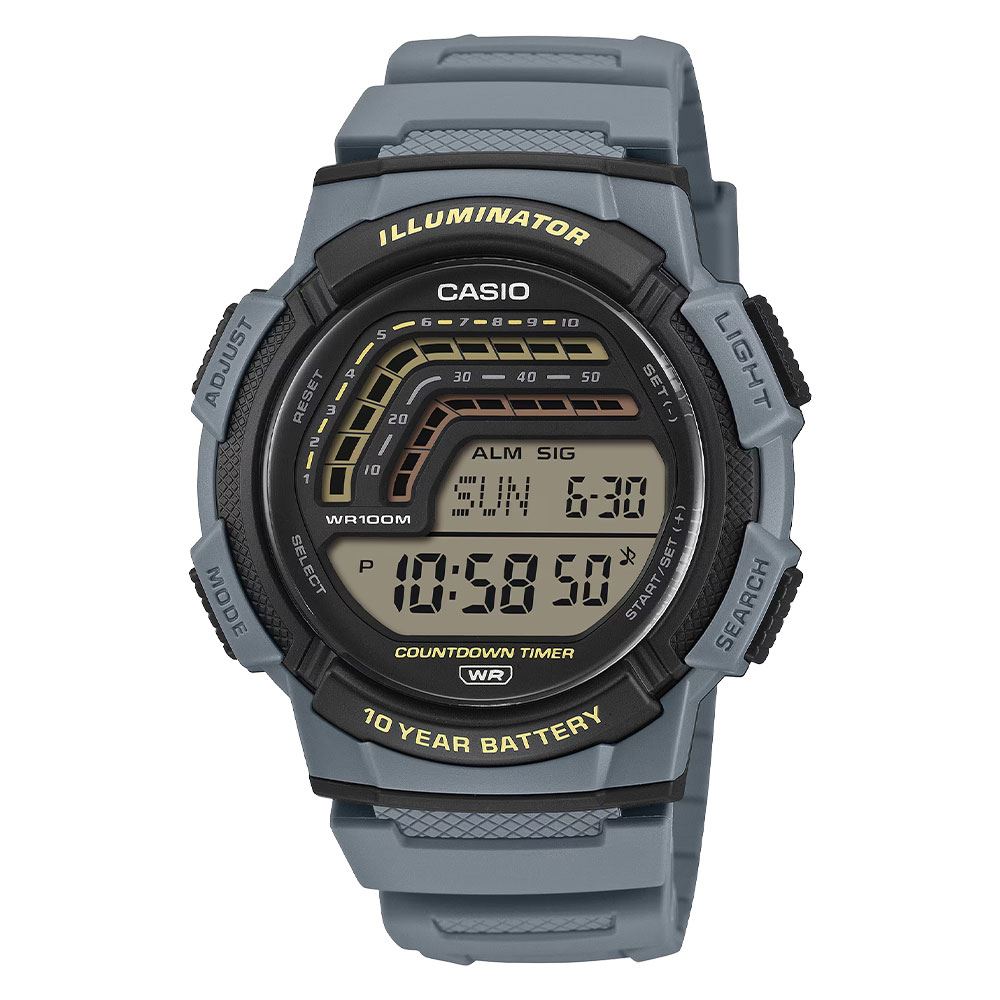 Đồng hồ Casio Timeless 45 mm Nam WS-1800-2AVDF Màu Xanh