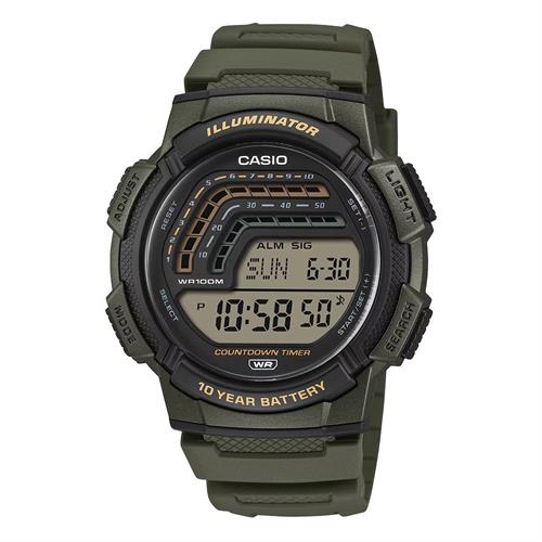 Đồng hồ Casio 45 mm Nam WS-1800-3AVDF Màu Xanh