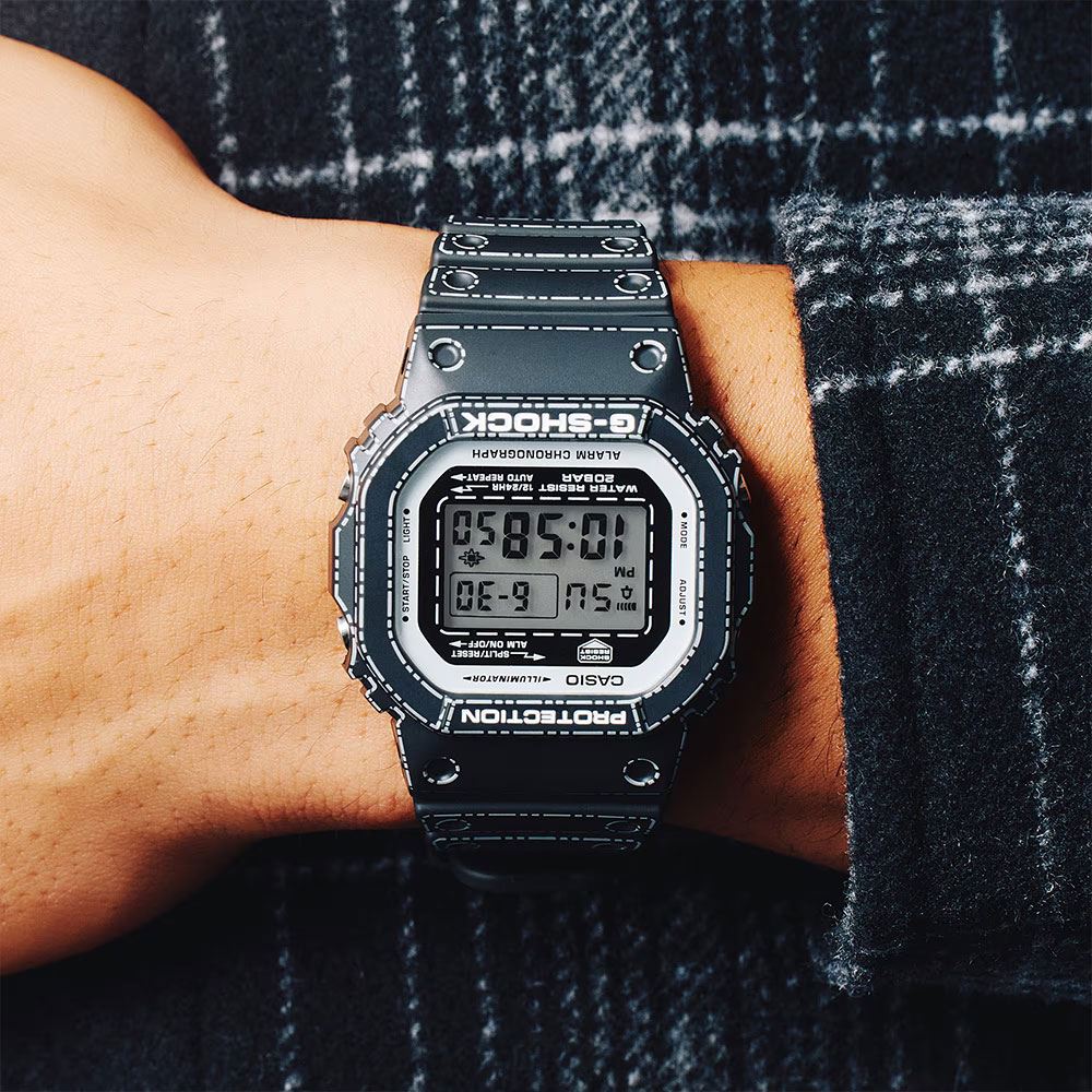 Đồng hồ G-Shock 42.8 mm Nam DW-5600RGM-1DR Màu Đen