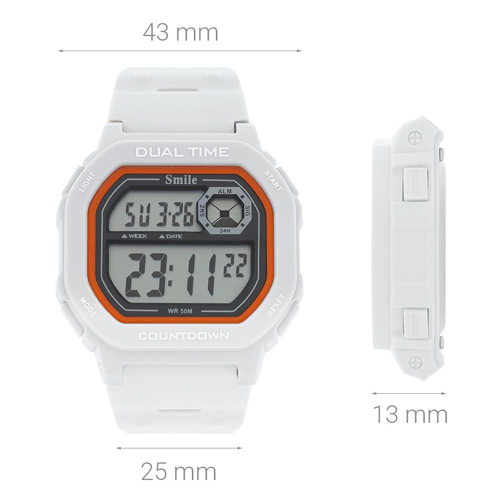 Đồng hồ Smile Kid 43 mm Trẻ em SL241-03 Màu Xám
