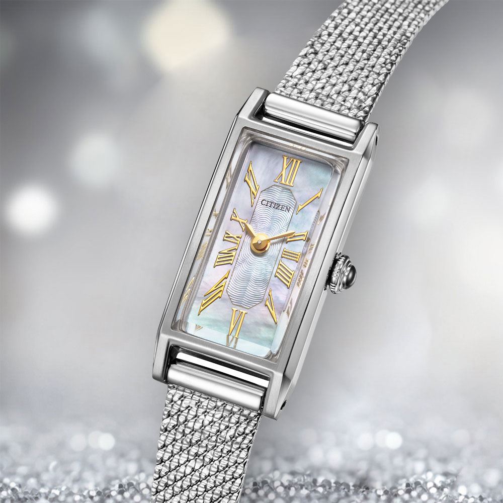 Đồng hồ Citizen 30 mm Nữ EG7040-74D Màu Bạc