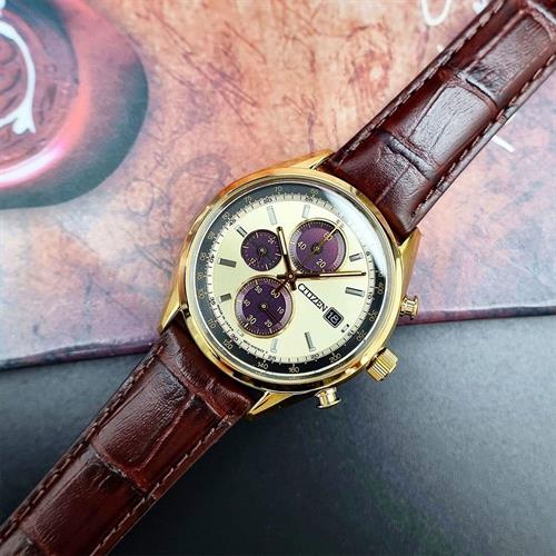 Đồng hồ Citizen 40 mm Nam CA0452-01P Màu Nâu