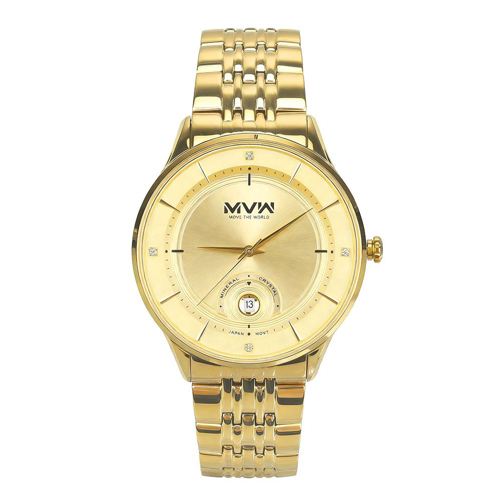 Đồng hồ MVW 40 mm Nam SS30725-05 Màu Vàng