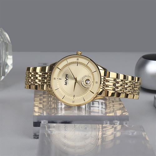 Đồng hồ MVW 40 mm Nam SS30725-05 Màu Vàng