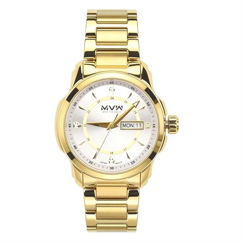Đồng hồ MVW 43 mm Nam SS30725-10 Màu Vàng