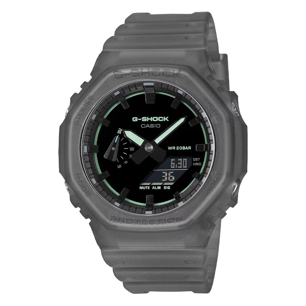 Đồng hồ G-Shock 45.4 mm Nam GA-2100K-1ADR Màu Xám