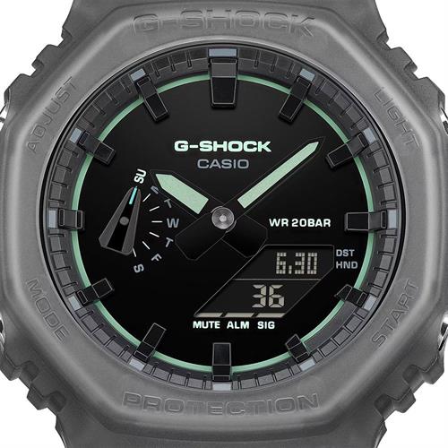 Đồng hồ G-Shock 45.4 mm Nam GA-2100K-1ADR Màu Xám